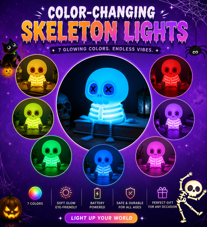 LUMORA SPOOKY SKELETON NIGHT LIGHT